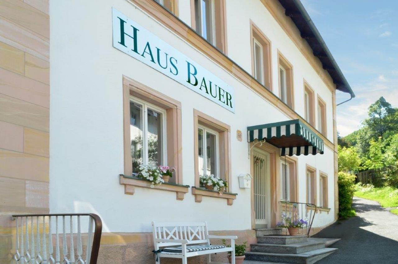 Hotel Haus Bauer Bad Berneck im Fichtelgebirge Ngoại thất bức ảnh